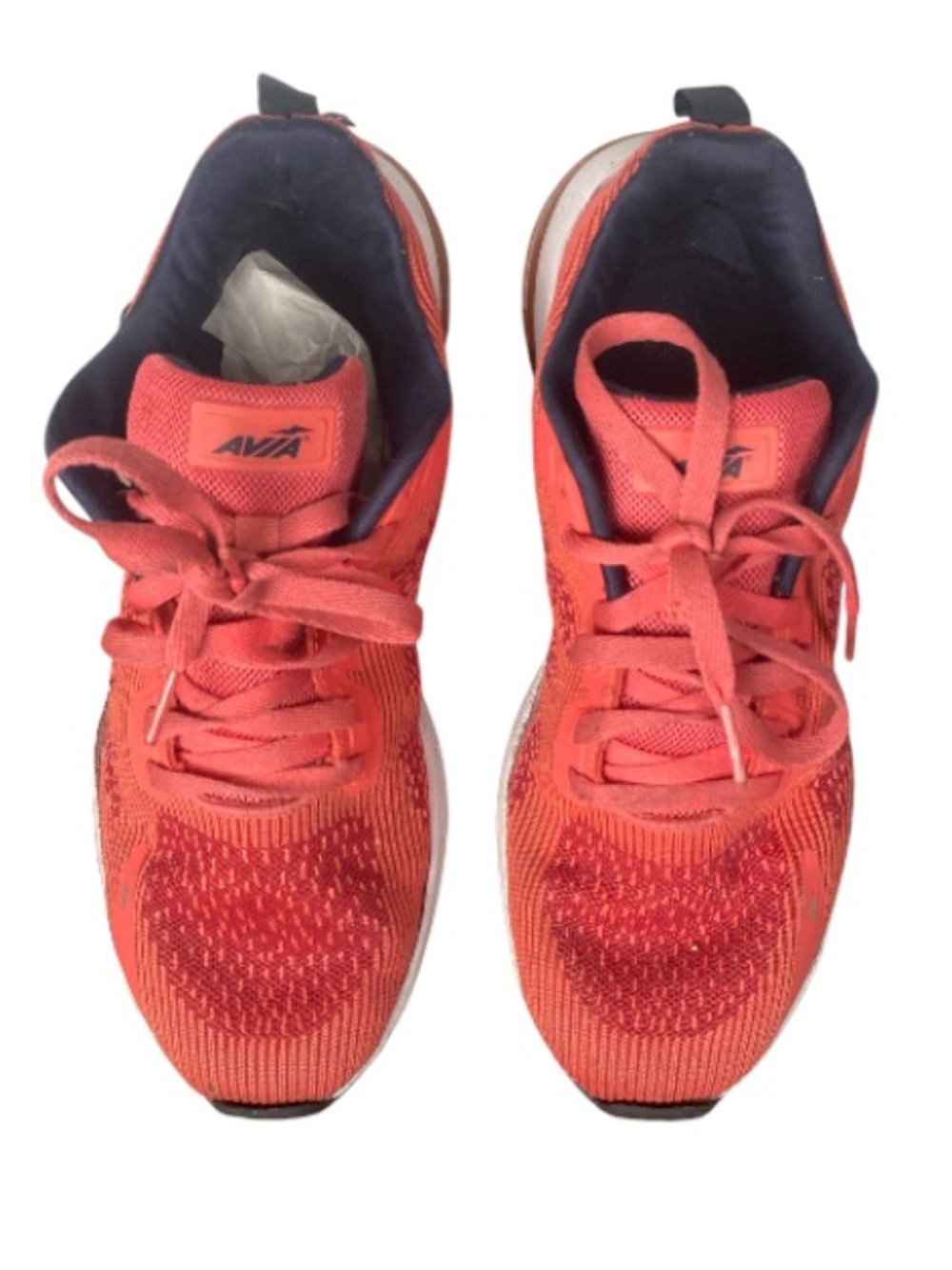 Avia Red Coral Knit Lace-Up Sneakers / Wms 11